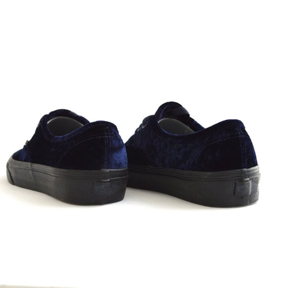 Vans authentic velvet navy black sneaker shoes - Picture 5 of 7